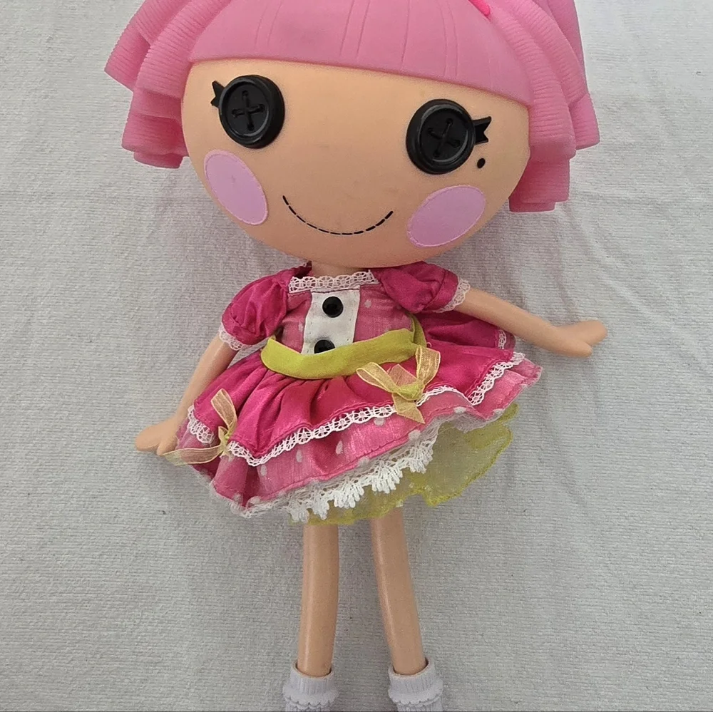 Lalaloopsy Jewel Sparkles Doll Full Size 12” Pink Hair & Crown Dress Shoes 2009 - Picture 3 of 11